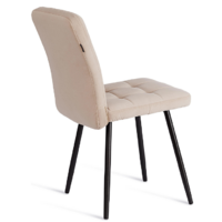 TetChair Medeo LT (велюр, бежевый/черный, 2 шт) Image #3