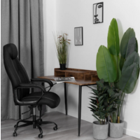 TetChair Boss metalBL кожзам (черный, 36-6) Image #14
