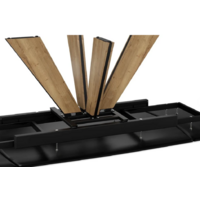 Трия Палмер Тип 1 (черный муар/дуб галифакс нат/керамика матовая белый мрамор) Image #5