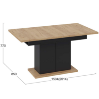 Трия Детройт Тип 1 (черный/дуб крафт золотой) Image #8