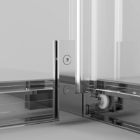 Niagara NG-6633-34 90x90x195 (хром/прозрачное стекло) Image #11