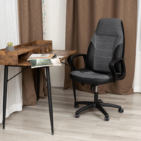 TetChair Inter 24 кожзам/ткань (черный/серый, 36-6/207/TW-12/TW-11) Image #12