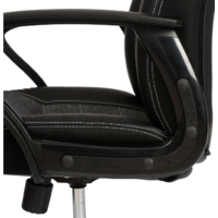TetChair Inter 24 кожзам/ткань (черный/серый, 36-6/207/TW-12/TW-11) Image #11