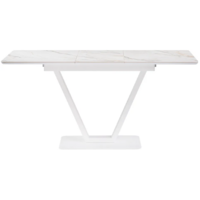 Woodville Бугун 120-160х80х77 / 532390 (белый мрамор с прожилками/белый) Image #3