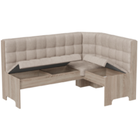 Трия Флорида (дуб сонома трюфель/микровелюр Wellmart Dark Beige)