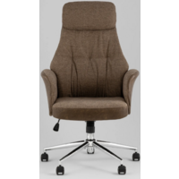 TopChairs Neoma (коричневая экокожа/ткань) Image #3