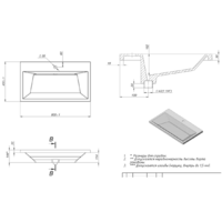 Versalia Lotos 800 с отверстием под смеситель Image #3