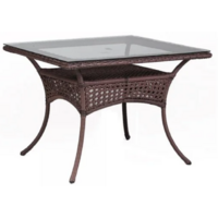 AIKO  Deco 7034П стол квадратный 90x90x75 шоколад Image #1