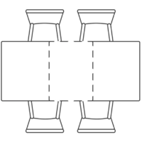 Woodville Бугун 120х80х77 / 532391 (белый мрамор/белый) Image #12