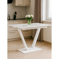 Woodville Бугун 120х80х77 / 532391 (белый мрамор/белый) Image #2