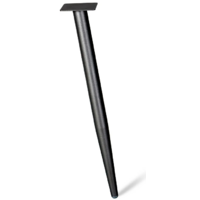 Sheffilton SHT-TU104/120-80 овальный (черный муар/бетон крем) Image #6