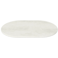 Sheffilton SHT-TU104/120-80 овальный (черный муар/бетон крем) Image #3