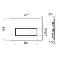 Alcaplast AM101/1120+M570+M91 (кнопка белая) Image #8