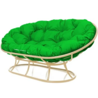 M-Group Мамасан / 12100504 (бежевый/зеленая подушка) Image #1