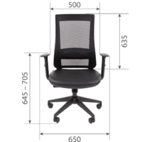 CHAIRMAN 500LT (экокожа черный/TW-01 черный Б/П) Image #2