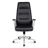 Norden Nancy Black Leather / L348HCA-01-black (алюминиевая база/кожа, черный) Image #2