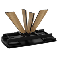 Трия Палмер Тип 1 (черный муар/дуб галифакс нат/керамика матовая черный мрамор) Image #8