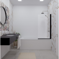 Triton Соло-Блэк 75x140 (прозрачное стекло) Image #2