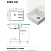 Polygran DEKA 700 белый хлопок №36 Image #6