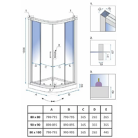 Rea Look Black 80x80 K7902 Image #6