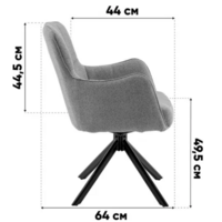 Stool Group Eima OS-2434K-1 El. wish 96 (темно-серый) Image #9