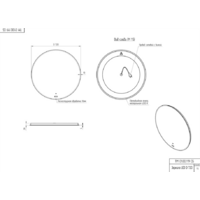Cersanit Eclipse Fusion 72x72 / 64810 (с подсветкой) Image #9