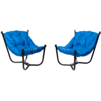 M-Group Чил / 29360410 (2шт, черный/синяя подушка) Image #1