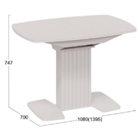 Трия Хилтон раздвижной Тип 1 (кашемир/стекло матовое кашемир) Image #9