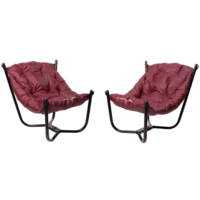 M-Group Чил / 29360402 (2шт, черный/бордовая подушка) Image #1