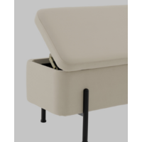 Stool Group Болейн с ящиком / 20A544VF-MOMO-3 (велюр бежевый) Image #6