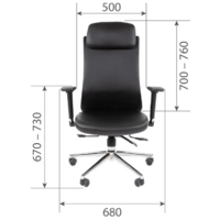 CHAIRMAN 500LUX (экокожа черный) Image #4