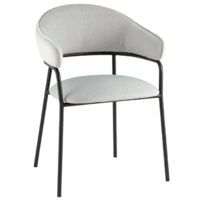 Stool Group Leya / DX-2548 Mohair-151 (светло-серый )