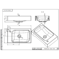 Belux Темпо-1 HR1240 L (черный, с каркасом, сифоном, донным клапаном) Image #10