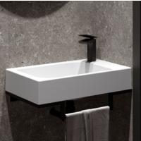 Belux Темпо-1 HR1240 L (черный, с каркасом, сифоном, донным клапаном) Image #7