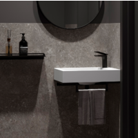 Belux Темпо-1 HR1240 L (черный, с каркасом, сифоном, донным клапаном) Image #6