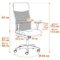 TetChair Practic Plt ткань/кожзам (серый) Image #14