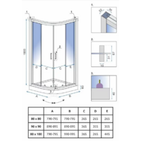 Rea Look chrome 80x100 K7901 Image #7