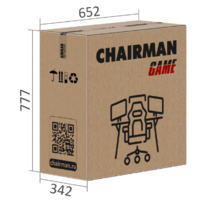 CHAIRMAN Game 15 экокожа (черный/голубой/белый) Image #5