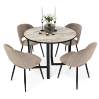 Sheffilton SHT-DS222 (браун стоун/черный/латте/черный муар)