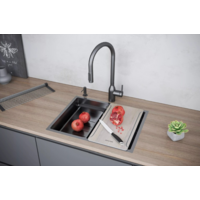 Paulmark NEXT-MULTI SINK 58 UNI PM785845-GM вороненая сталь Image #3