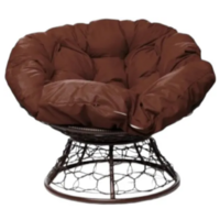 M-Group Папасан / 12020215 (коричневый ротанг/какао подушка) Image #1