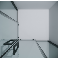 Grossman Cosmo 90x90x195 / 300.K33.02.9090.21.00 (черный матовый/прозрачное стекло) Image #4