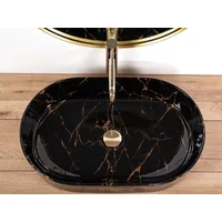 Rea Nadia 60 Black Marble Shiny U0539 Image #3