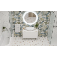 Belux Турин 610 эллипс (18, белый матовый/Solid Surface) Image #8