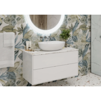 Belux Турин 610 эллипс (18, белый матовый/Solid Surface) Image #7