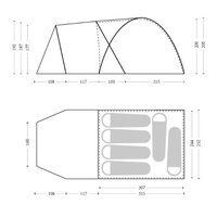 Naturehike Kota 6 / CNK2450WS031-6LBG (серый/коричневый) Image #15