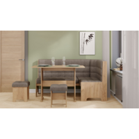 Трия Флорида (дуб крафт золотой/микровелюр Wellmart Latte) Image #5