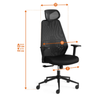 TetChair Matrix (grey ткань, черный) Image #15