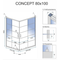 Rea Concept Black 80x100 K6389 Image #5