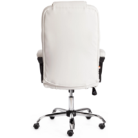 TetChair Bergamo кожзам (хром/белый 36-01) Image #4